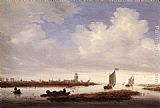 View of Deventer seen from the northwest by Salomon van Ruysdael